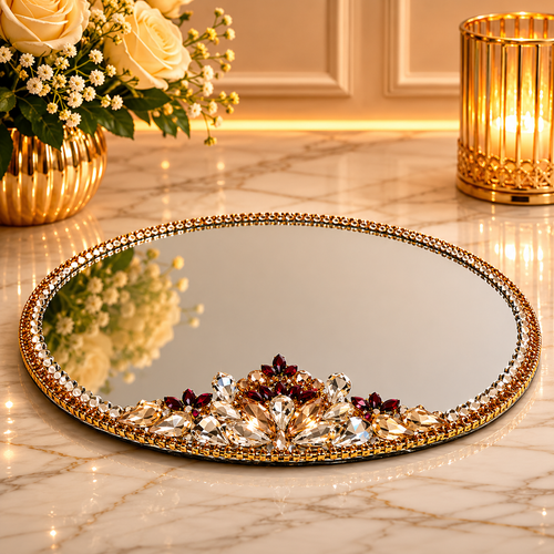 Luxury Mirror Presentation Tray for Wedding Gifts & Ring Boxes