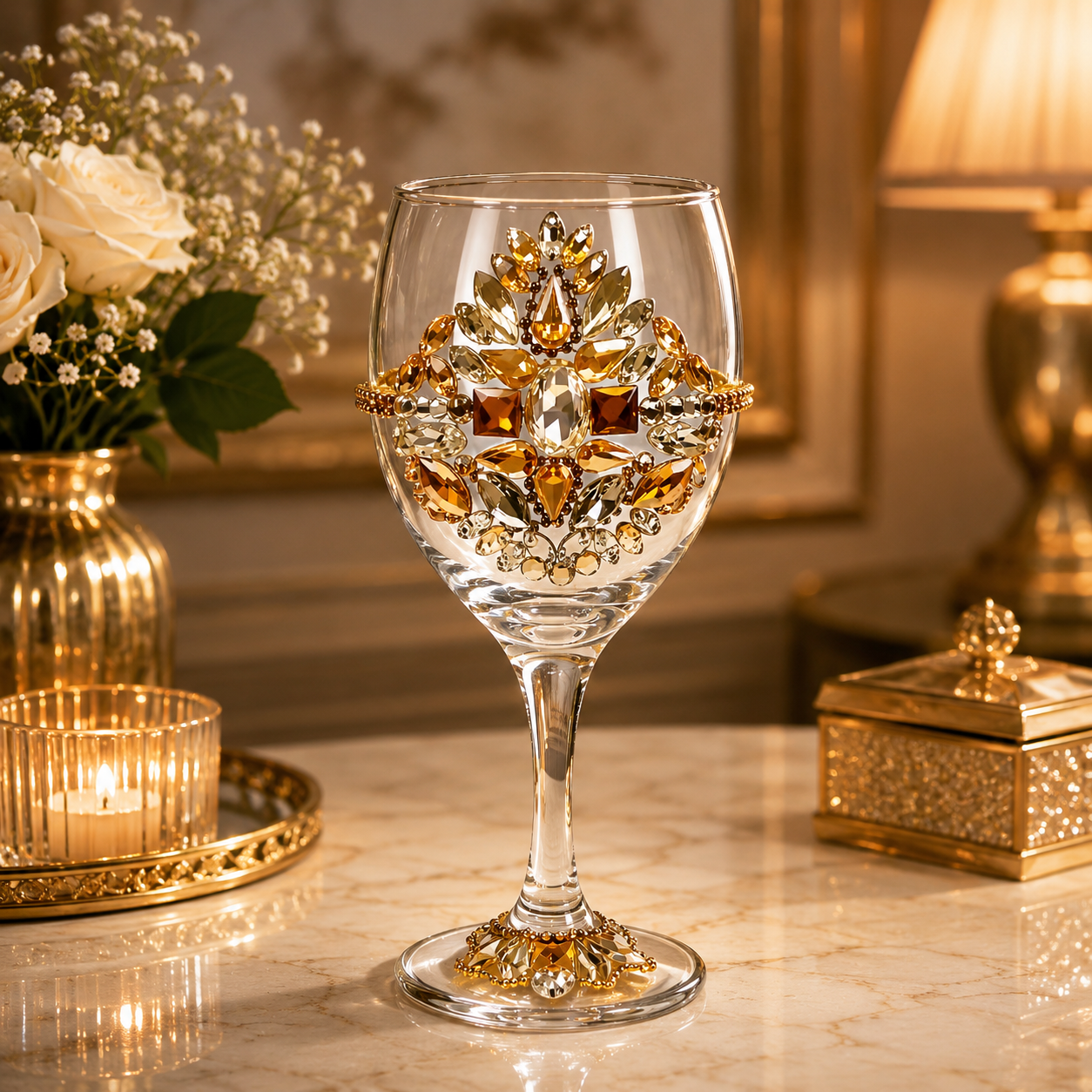 The Emerald Dynasty – Premium Handcrafted Crystal Goblet