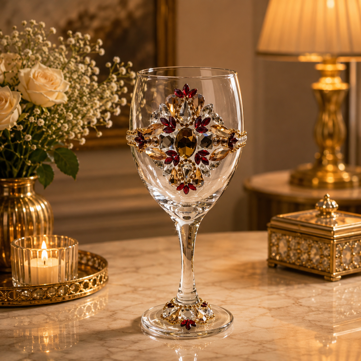 The Emerald Dynasty – Premium Handcrafted Crystal Goblet